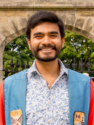 Juan Rodriguez leads the Association as the main spokesperson for students.