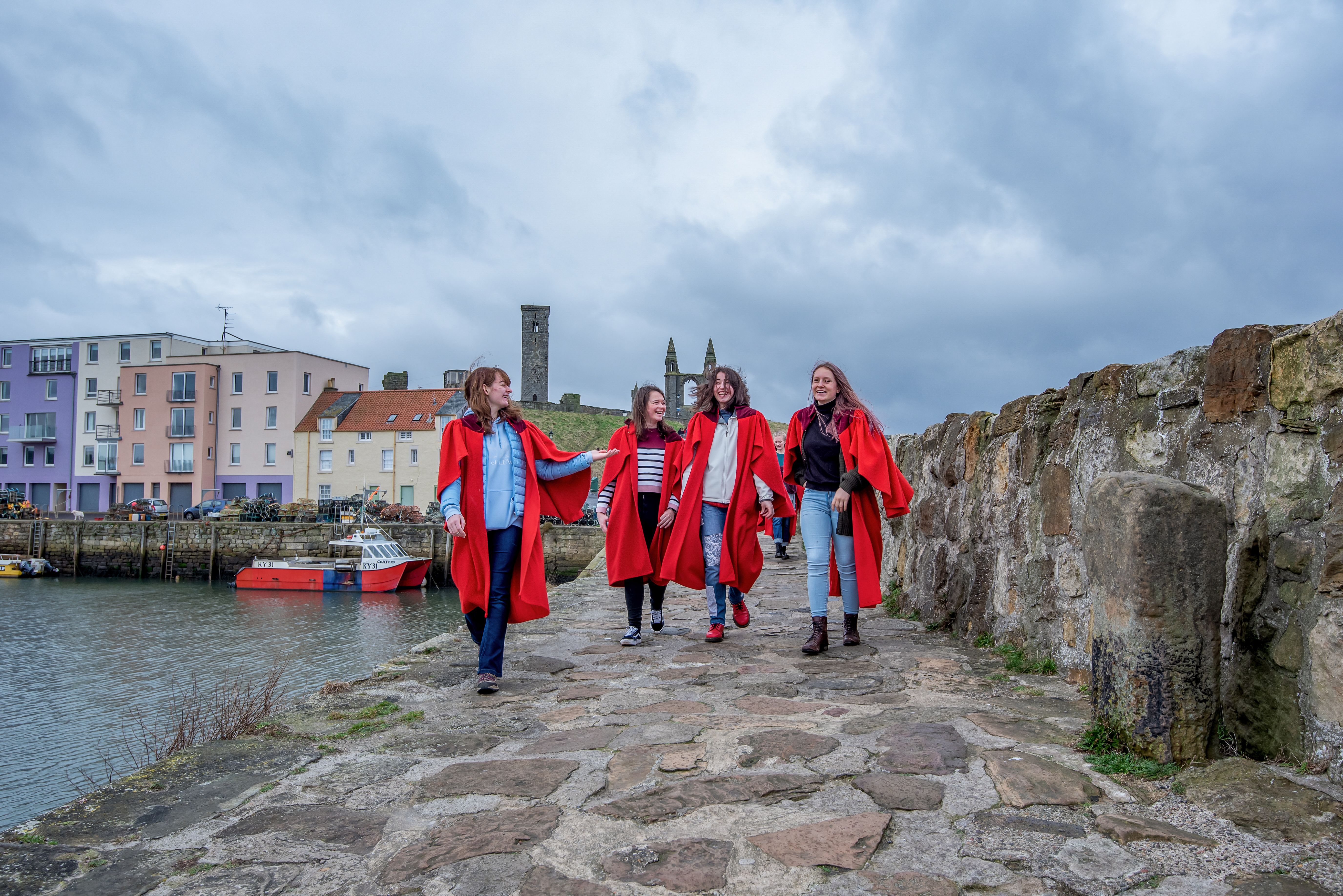 Preparing for life in St Andrews.